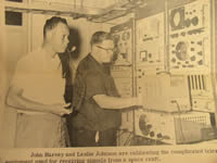 John Harvey left Ken Sanderson right
